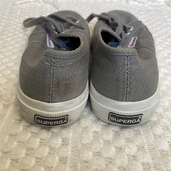 Superga Gray Canvas Sneakers - Picture 7 of 10